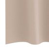vidaXL Verdunkelungs-Vorhänge mit Ringen 2 pcs Taupe 140 x 140 cm