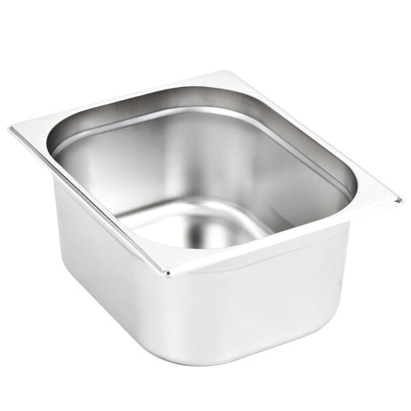 vidaXL Gastronormbeh&auml;lter 2 Stk. GN 1/2 150 mm Edelstahl