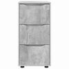 vidaXL Aufbewahrungsschrank Beton Grau 40 x 48 x 81 cm Holzwerkstoff
