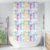 vidaXL Duschrollo 120x240 cm Stoffbreite 116 cm