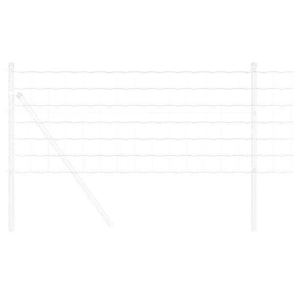 vidaXL Eurozaun 0,4 x 50 m PVC-beschichtetes Eisen