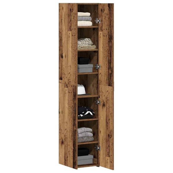 vidaXL Highboard 2 pcs Altholz 30 x 42,5 x 185 cm