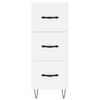 vidaXL Highboard Wei&szlig; 34,5x34x180 cm Holzwerkstoff