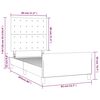 vidaXL Bettgestell mit Kopfteil Rosa 80x200 cm Samt