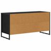 vidaXL TV-Schr&auml;nk Schwarz Eichen-Optik 100 x 36 x 49,5 cm