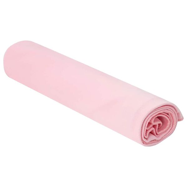 vidaXL Sporthandt&uuml;cher 2 pcs Rosa 100 x 50 cm Polyester und Polyamid