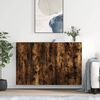 vidaXL Wandschr&auml;nke 2 Stk. R&auml;uchereiche Holzwerkstoff