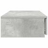 vidaXL Bettschubladen Beton Grau 80 x 36,5 x 16,5 cm Holzwerkstoff