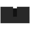 vidaXL Badschrank Schwarz 58x33x60 cm Holzwerkstoff