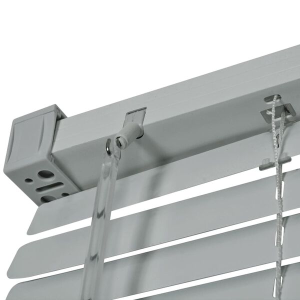 vidaXL Fensterjalousien Aluminium 100x220 cm Silber
