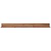 vidaXL Wandregale 2 Stk. 120x10x10 cm Massivholz Teak