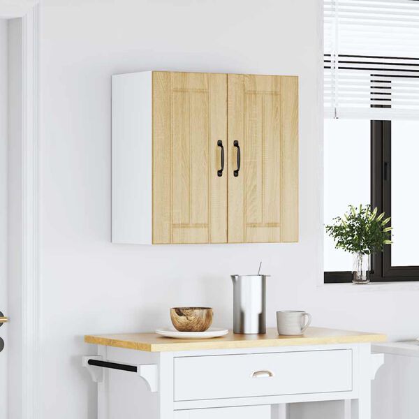 vidaXL K&uuml;chen-H&auml;ngeschrank Lucca Sonoma-Eiche Holzwerkstoff
