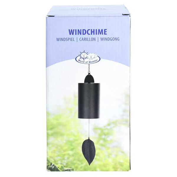 Esschert Design Windspiel-Rohr Schwarz