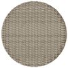 vidaXL 3-tlg. Bistro-Set mit Kissen Hellgrau Poly Rattan