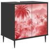 vidaXL Badezimmerschrank AACHEN Schwarz Eichen-Optik 60 x 40 x 61 cm