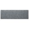 vidaXL Stufenmatten Selbstklebend 30 Stk. 65x21x4 cm Hellgrau Rechteckiger Rand