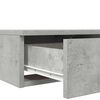 vidaXL Bettschubladen Beton Grau 150 x 36,5 x 16,5 cm Holzwerkstoff