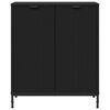vidaXL Sideboard Schwarz 69,5 x 33 x 82 cm Holzwerkstoff