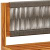 vidaXL 9-tlg. Gartensofa-Set mit Kissen Holz Akazie & Seil