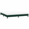 vidaXL Bettgestell ohne Matratze Dunkelgr&uuml;n 200x210 cm Samt