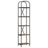 vidaXL B&uuml;cherregal 5 Ebenen 40 x 30 x 183 cm Holzwerkstoff
