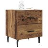 vidaXL Nachttisch 2 pcs Altholz 40 x 35 x 47,5 cm Holzwerkstoff