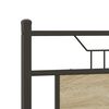 vidaXL Bettgestell ohne Matratze Sonoma-Eiche 150x200 cm Holzwerkstoff