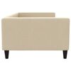 vidaXL Tagesbett Creme 100x200 cm Stoff