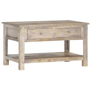 vidaXL Couchtisch 82x52x47 cm Massivholz Mango