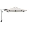 vidaXL Garten-Sonnenschirm Sand 248 x 248 x 148 cm Polyester und Stahl