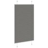 vidaXL Plissee Anthrazit 80x150 cm Stoffbreite 79,4 cm Polyester