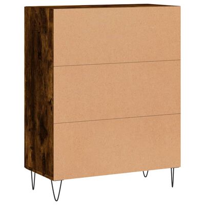 vidaXL Sideboard Räuchereiche 69,5x34x90 cm Holzwerkstoff