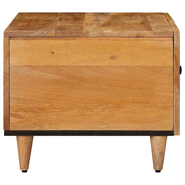 vidaXL Couchtisch Natur 80 x 50 x 40 cm Massivholz Mango