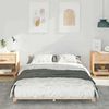 vidaXL Bodenbettgestell Braun 120 x190 cm Massivholz Kiefer
