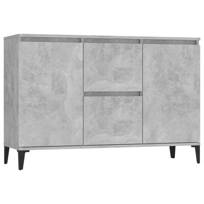 vidaXL Sideboard Betongrau 104x35x70 cm Holzwerkstoff