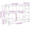 vidaXL Sideboard Altholz 102 x 32 x 73,5 cm