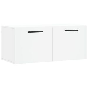 vidaXL Wandschrank Wei&szlig; 80x36,5x35 cm Holzwerkstoff