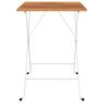vidaXL Bistrotisch Klappbar 55x54x71 cm Massivholz Akazie und Stahl