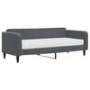 vidaXL Tagesbett mit Matratze Dunkelgrau 90x200 cm Samt