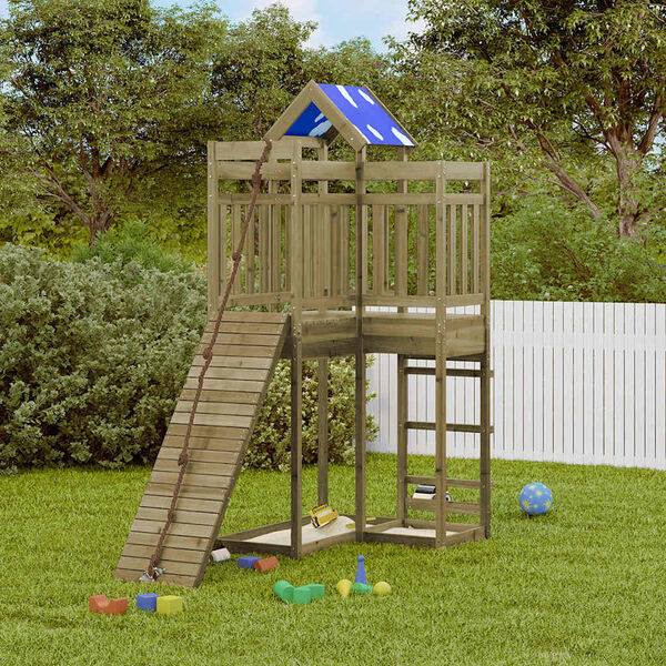 vidaXL Spielturm Impr&auml;gniertes Kiefernholz