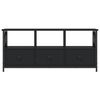 vidaXL TV-Schrank Schwarz 102x33x45 cm Holzwerkstoff und Eisen