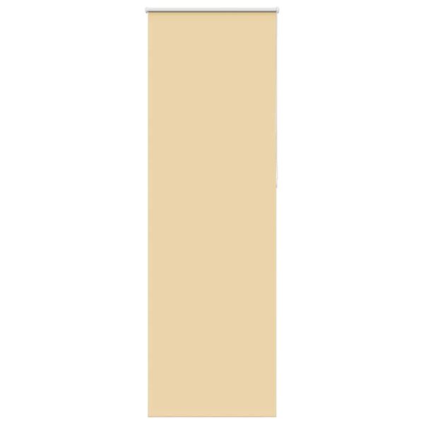 vidaXL Verdunkelungsrollo Beige 70x210cm Stoffbreite 65,7 cm Polyester