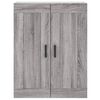 vidaXL Highboard Grau Sonoma 69,5x34x180 cm Holzwerkstoff
