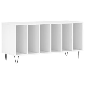 vidaXL Plattenschrank Wei&szlig; 100x38x48 cm Holzwerkstoff