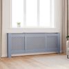 vidaXL MDF Heizk&ouml;rperverkleidung Grau 205 cm