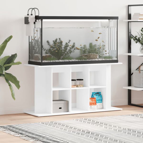 vidaXL Aquariumst&auml;nder Wei&szlig; 120x40x60 cm Holzwerkstoff