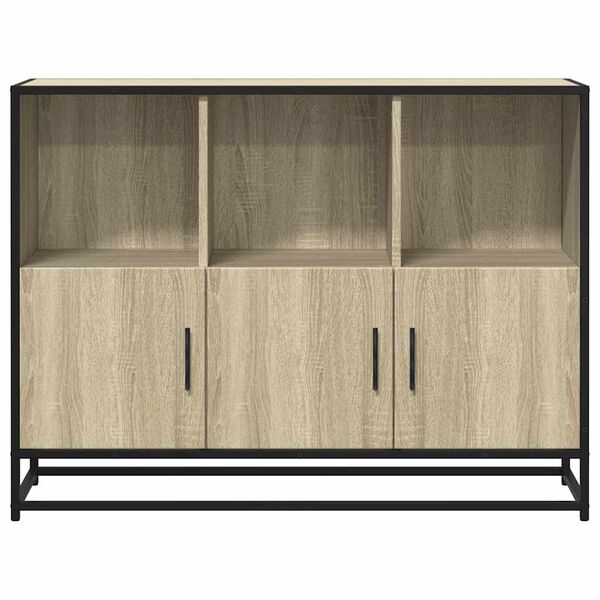vidaXL Sideboard Sonoma-Eiche 100x35x76 cm Holzwerkstoff