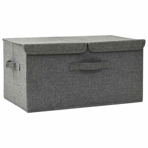 vidaXL Lagerboxen Vliesstoff 2 f&auml;cher Anthrazit