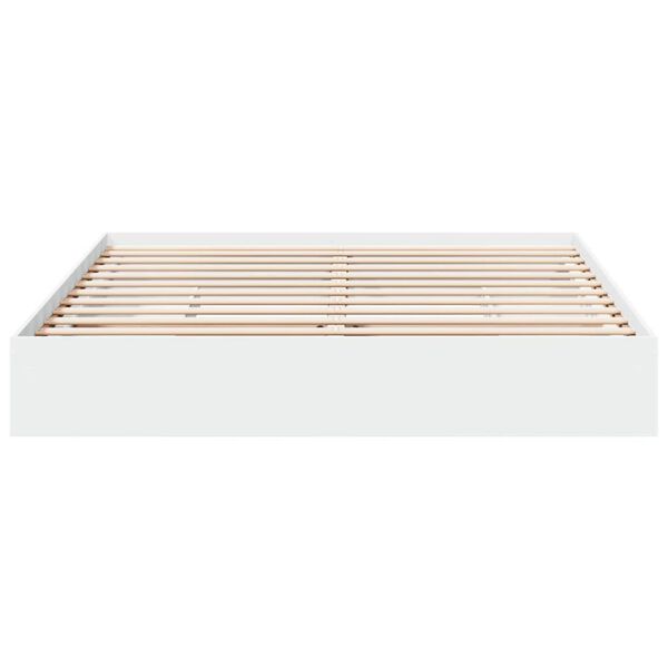 vidaXL Bettgestell mit Schubladen Wei&szlig; 200x200 cm Holzwerkstoff