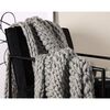 Venture Home Decke Kate 170x130 cm Polyester Hellgrau